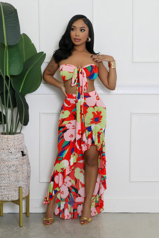 Love Island Skirt Set