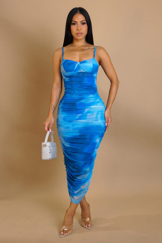 Pastel Babe Midi Dress