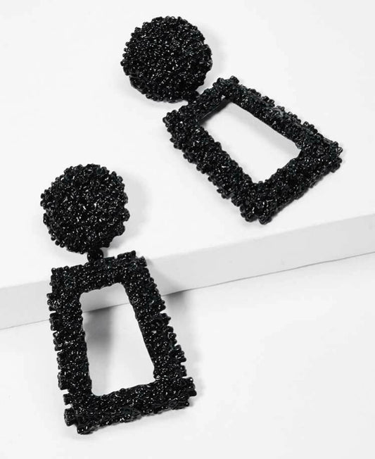 The Majestic Earrings (Black)